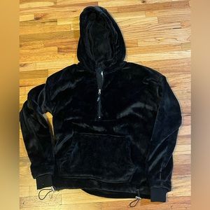 Girls fuzzy fleece hoodie 4/6